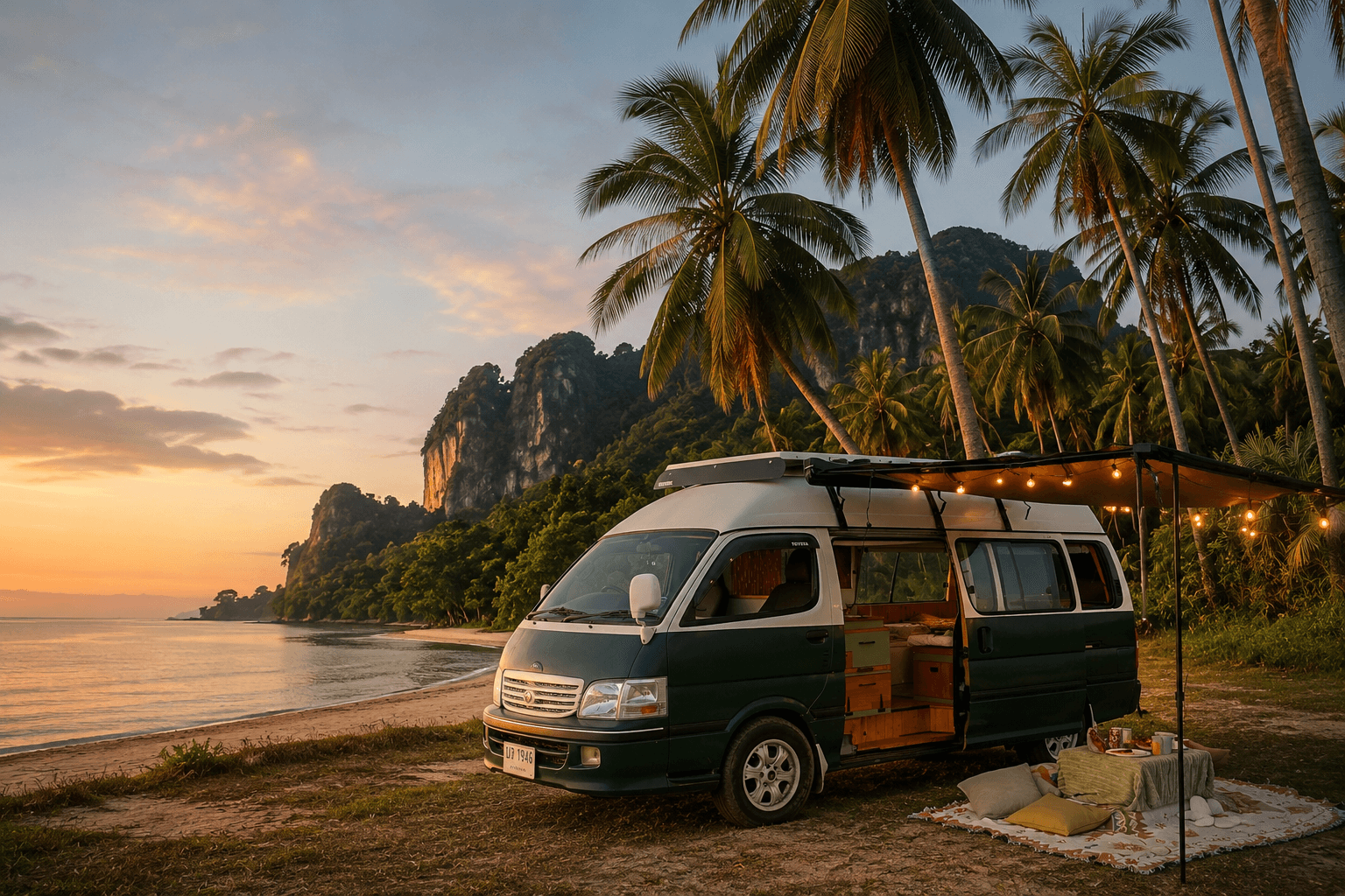 Vintage Toyota Campervan